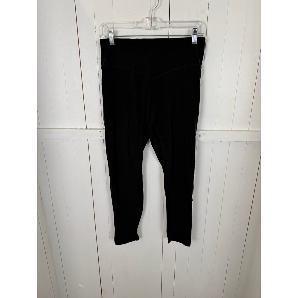 Lululemon Black Ankle Leggings Size 10 Nylon Women’s